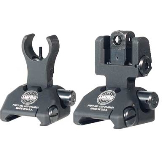 LWRC SKIRMISH FRONT/REAR SIGHT BLK