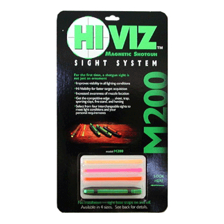 HIVIZ M200 SHOTGUN FRONT SIGHT - MAGNETIC FOR .171-.265" RIBS