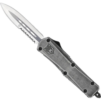 COBRATEC MEDIUM FS3 OTF  STONE - WASH 3" D2 DAGGER 1 SIDE SRRTD