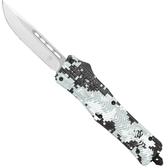 COBRATEC MEDIUM CTK1 OTF - WINTER DIGI CAMO 3" DROP POINT