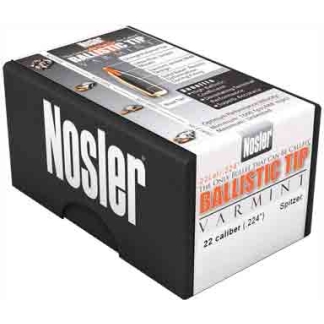 NOSLER BULLETS 22 CAL .224 - 55GR BALLISTIC TIP 250CT