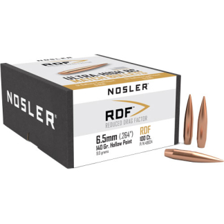 NOSLER BULLETS 6.5MM .264 - 140GR RDF HPBT 100CT