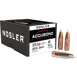NOSLER BULLETS 375 CAL .375 - 300GR ACCUBOND 50CT