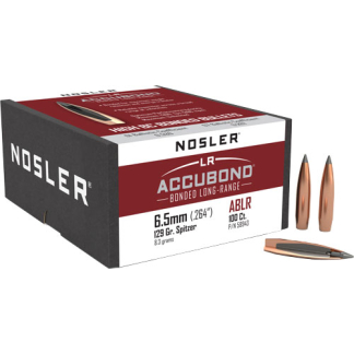 NOSLER BULLETS 6.5MM .264 - 129GR ACCUBOND LR 100CT