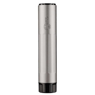 Dead Air Mask HD 22LR silver suppressor side view