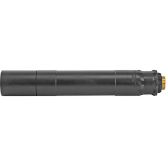 Rugged Suppressors Obsidian45 45 ACP suppressor black Cerakote 1.37 inch diameter 6.7-8.6 inch