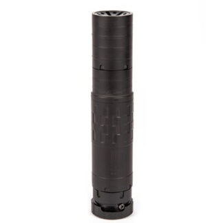 Silencer Co Omega 36M suppressor, black Cerakote, 1.57 inch diameter