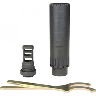 Yankee Hill Machine Resonator K .30 cal suppressor black matte 5.65in 1.562in diameter