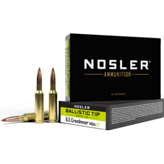 NOSLER 6.5 CREEDMOOR 140GR BT 20/180