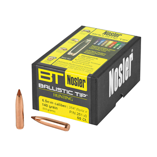 NOSLER 6.5MM 140GR 50CT
