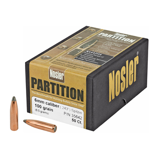 NOSLER 6MM 100GR SP PARTITION 50CT