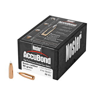 NOSLER 6MM 90GR ACCUBOND 50CT