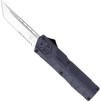 COBRATEC LIGHTWEIGHT OTF - NYPD BLUE 3.25" TANTO SERRATED