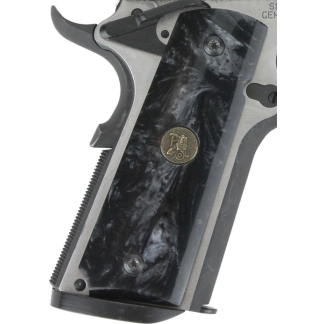 PACHMAYR GRIPS 1911 FULL SIZE - BLACK PEARL SMOOTH