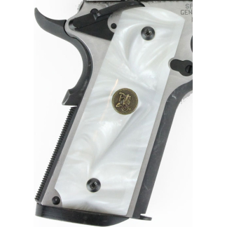 PACHMAYR GRIPS 1911 FULL SIZE - WHITE PEARL SMOOTH