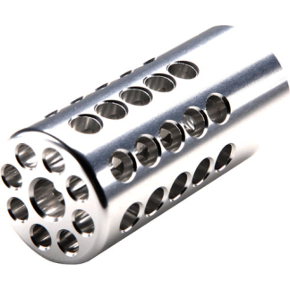 TACSOL COMPENSATOR 1" 22LR - 1/2X28 TPI SILVER