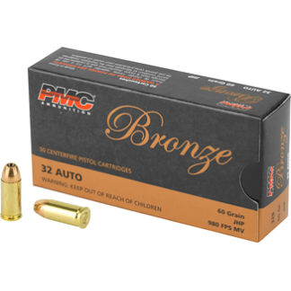 PMC BRNZ 32ACP 60GR JHP 50/1000