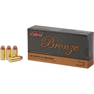 PMC BRNZ 40SW 165GR JHP 50/1000