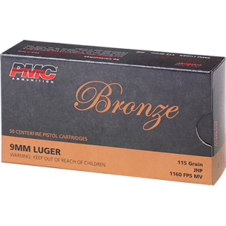 PMC 9MM 115GR. JHP 50CT.
