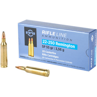PPU 22-250REM SP 55GR 20/200