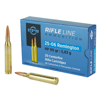 PPU 25-06REM HP 90GR 20/200