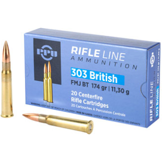 PPU 303 BRITISH FMJ 174GR 20/200