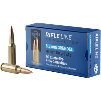 PPU 6.5 GRENDEL 110GR FMJBT 20/500