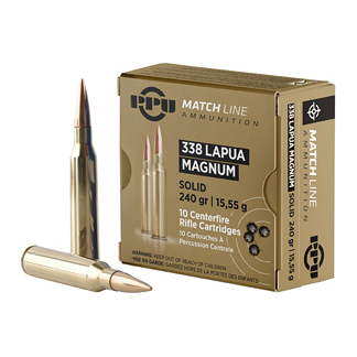 PPU 338 LAPUA MAG MATCH 240GR 10/200