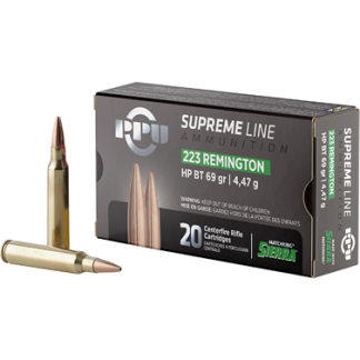 PPU SUPREME 223REM 69GR HPBT 20/1000