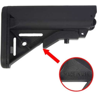 J&E 3RD GEN ARMORY SOPMOD - AR15 BUTTSTOCK BLACK