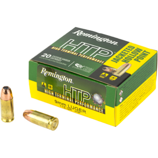 REM 9MM LUGER 115GR JHP 20/500