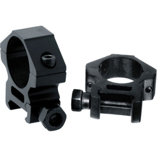 UTG RINGS 30MM LOW PROFILE - MATTE BLACK PICATINNY/WEAVER