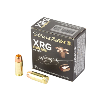 S&B 40 S&W 130GR XRG 25/1000