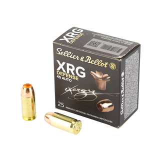S&B 45ACP 165GR XRG 25/1000