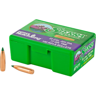 SIERRA TIPPED MK .224 77GR 100CT