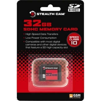 STEALTH CAM SDHC MEMORY CARD - 32GB SUPER SPEED CLASS 10