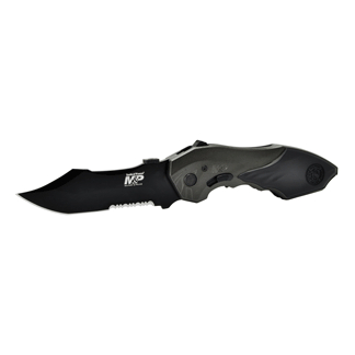 S&W KNIFE M&P 2ND GEN SPRING - ASSIST 3.5" SERRATED BOWIE