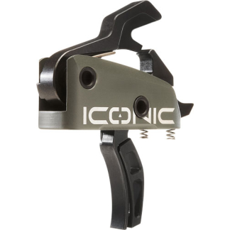 RISE TRIGGER ICONIC GREEN - 2-STAGE 1.25/1.75 AR-15 W/PINS