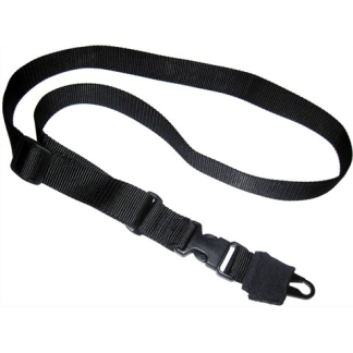 TAC SHIELD SLING SINGLE POINT - CQB TACTICAL HK HOOK BLACK