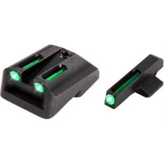 TRUGLO SIGHT SET 1911 3" - .45ACP TRITIUM/FIBER OPT. GRN