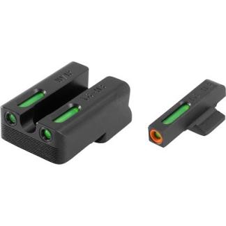 TRUGLO SIGHT SET 1911 260/450 - TFX PRO GREEN/ORANGE OUTLINE