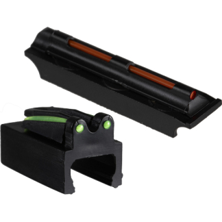 TRUGLO SIGHT SET GOBBLE-DOT - SNAP ON FOR 1/4" RIB RED/GREEN