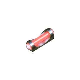 TRUGLO SIGHT LONG BEAD 3MM - THREAD FIBER OPTIC RED