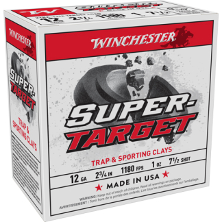 WINCHESTER TARGET 12GA 2.75" - 1OZ #7.5 1180FPS 250RD CASE
