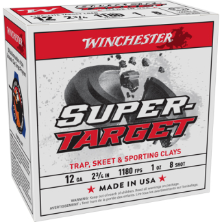 WINCHESTER TARGET 12GA 2.75" - 1OZ #8 1180FPS 250RD CASE LOT