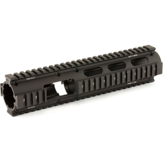 UTG PRO 4/15 CARB QUAD RAIL W/EXT BK