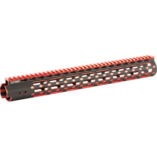 UTG PRO M-LOK 15"SSLM 2TN RL BLK/RD