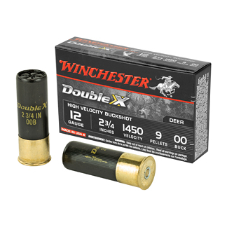 WIN DBL X HV 12GA 2.75" 00BK 9P 5/