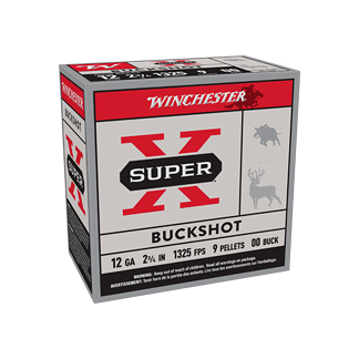 WIN SUPER-X 12GA 2.75" 00BUCK 25/250