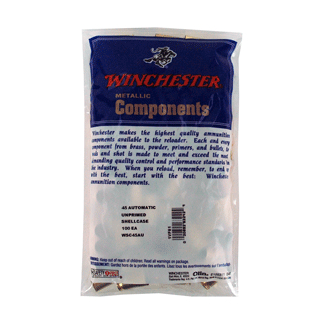 WINCHESTER UNPRIMED CASES - 45 ACP 100 PACK 20PK/CS